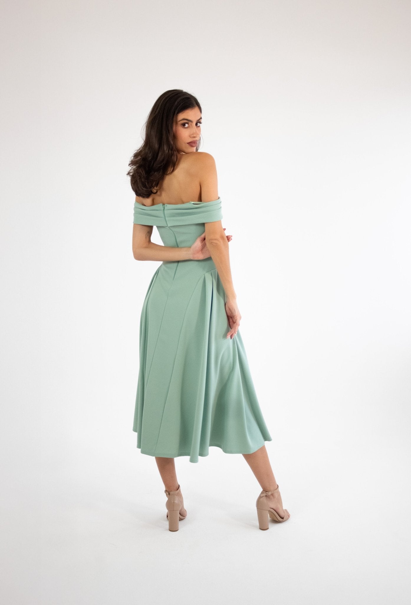 Lola - verde - Lend the Trend renta de vestidos mexico