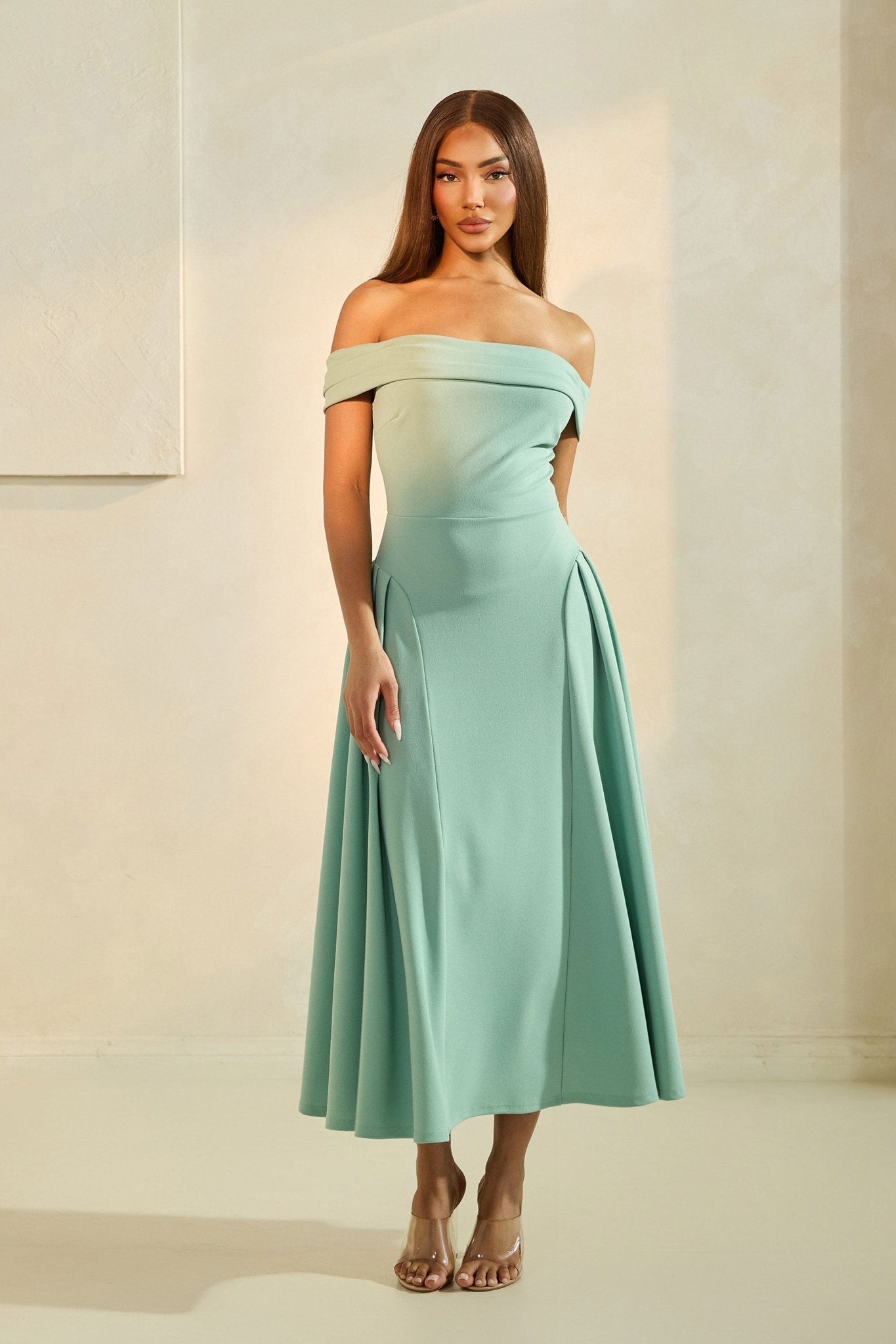 Lola - verde - Lend the Trend renta de vestidos mexico