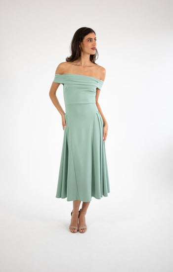 Lola - verde venta - Lend the Trend renta de vestidos mexico