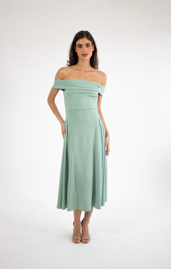 Lola - verde venta - Lend the Trend renta de vestidos mexico