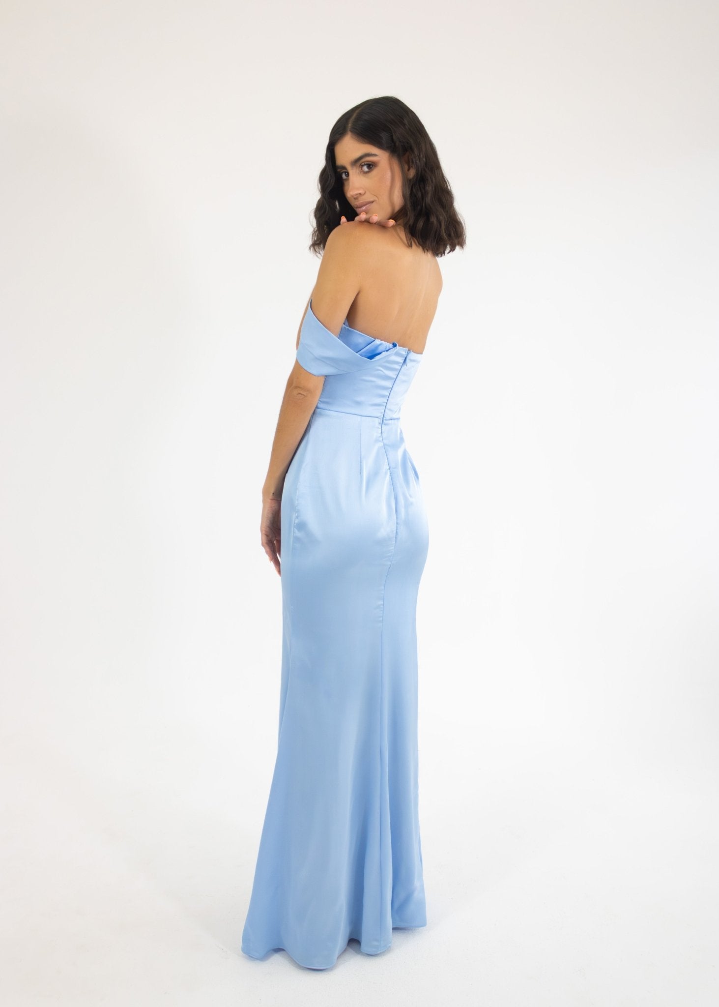 Marialy - azul cielo venta - Lend the Trend renta de vestidos mexico