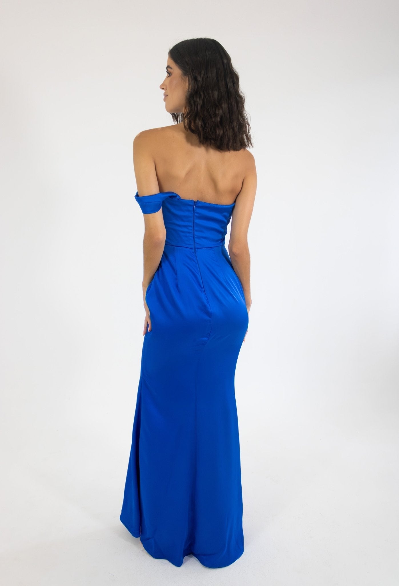 Marialy - azul - Lend the Trend renta de vestidos mexico