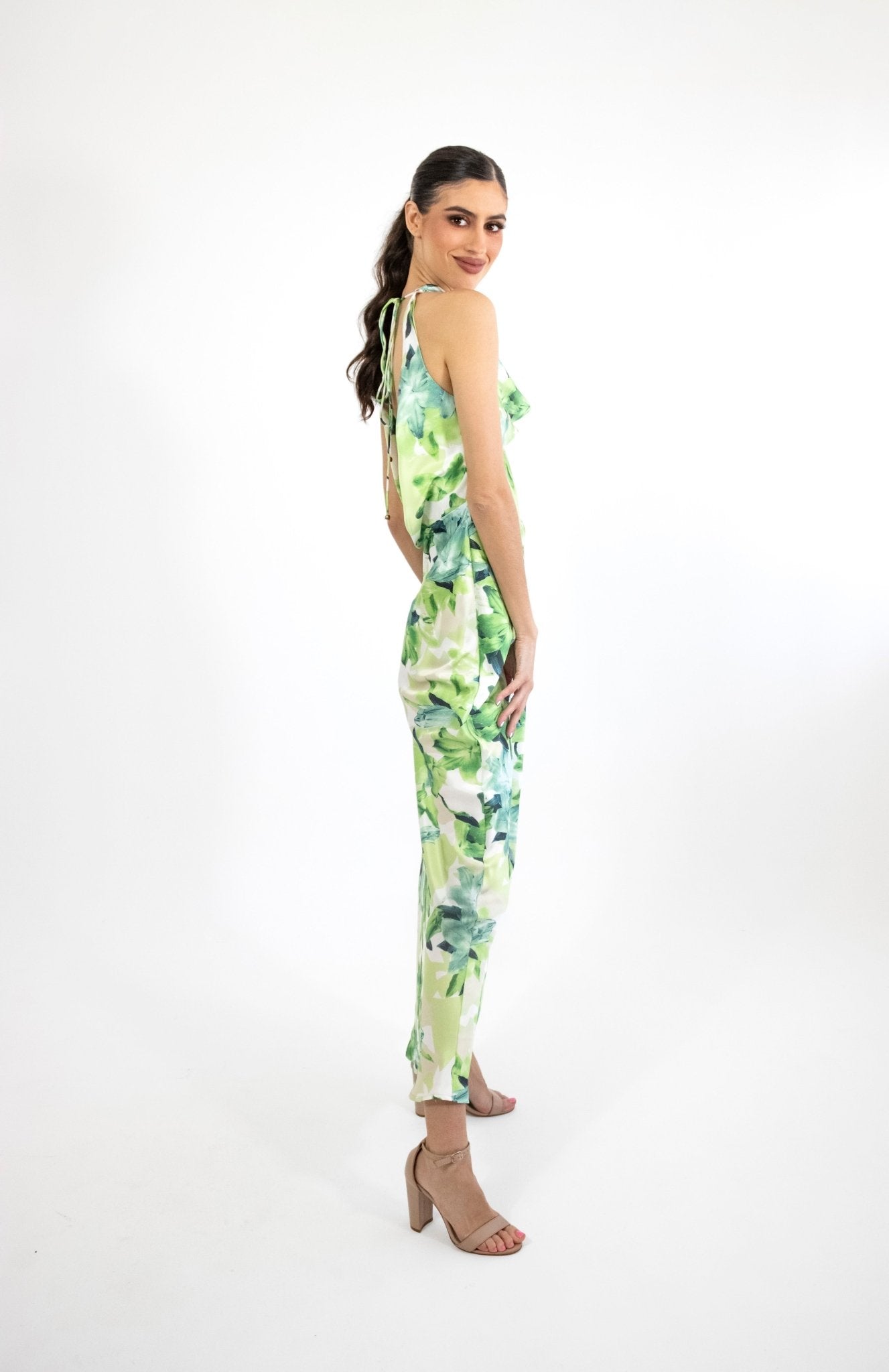 Marisa - estampado - Lend the Trend renta de vestidos mexico