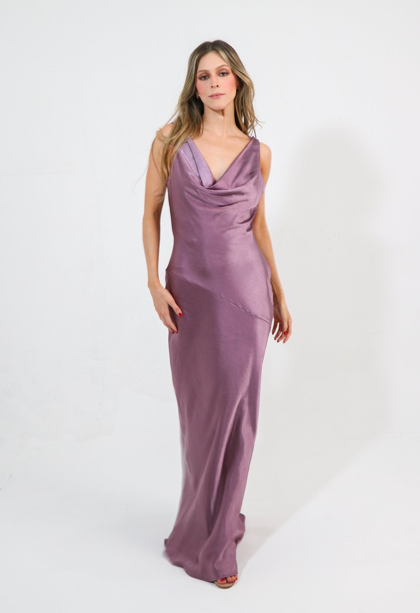 Marisa - morado venta - Lend the Trend renta de vestidos mexico