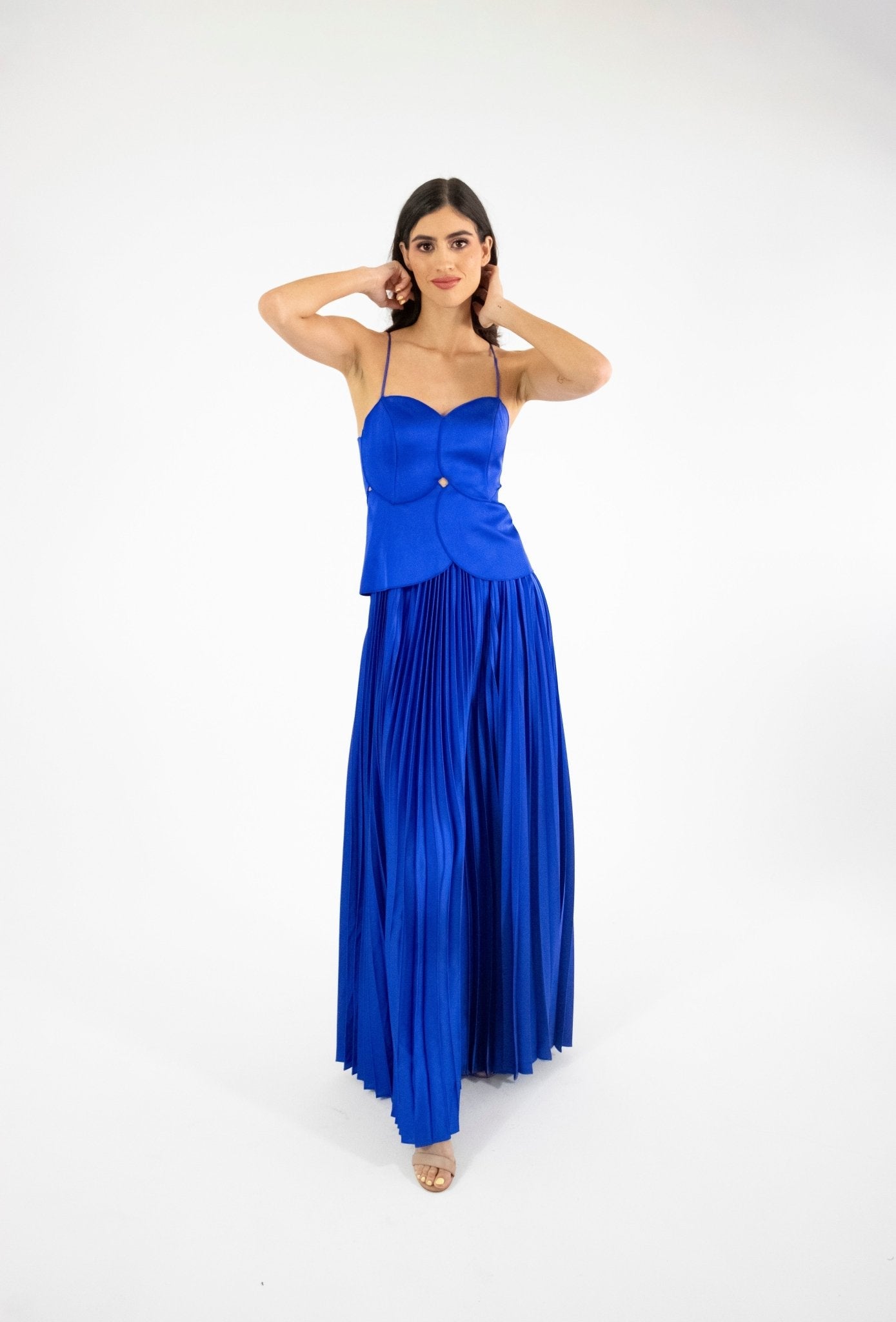 Mirra - azul venta - Lend the Trend renta de vestidos mexico