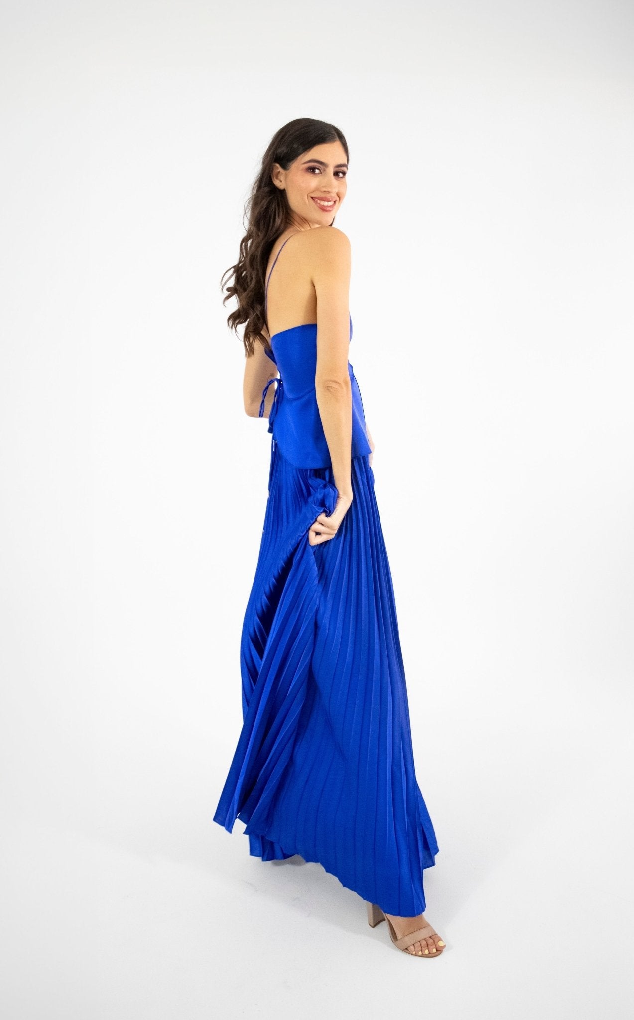 Mirra - azul venta - Lend the Trend renta de vestidos mexico