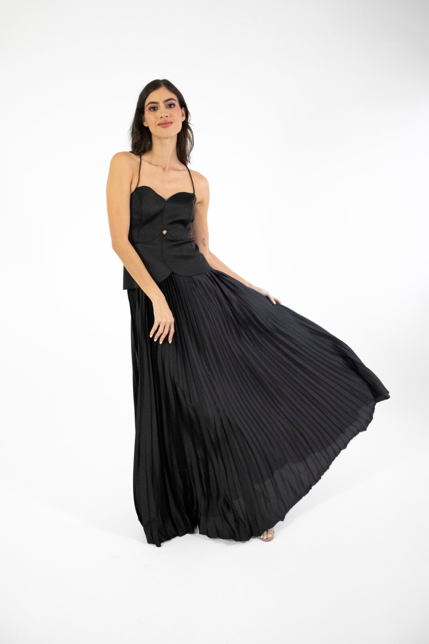 Mirra - negro venta - Lend the Trend renta de vestidos mexico