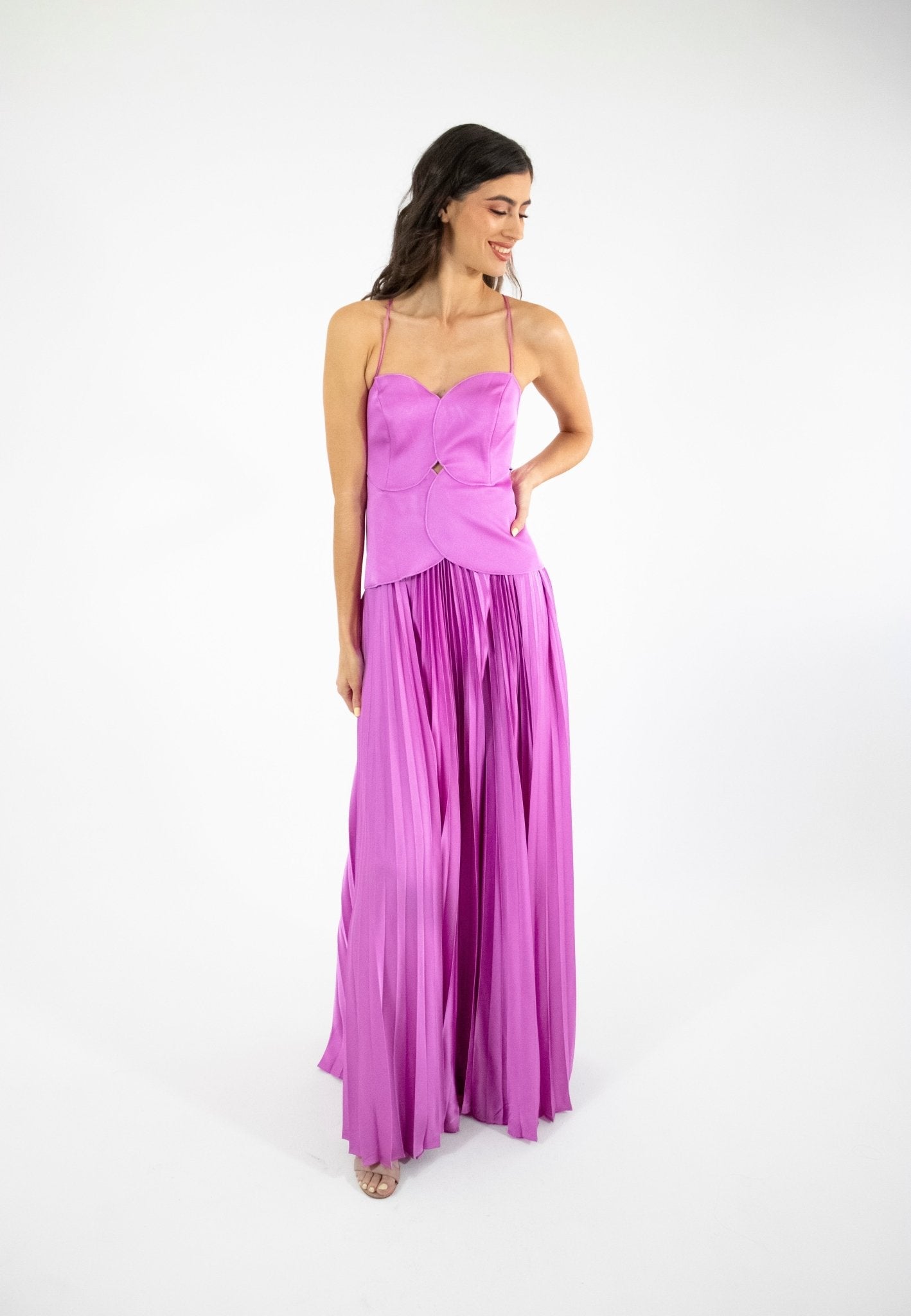 Mirra - rosa venta - Lend the Trend renta de vestidos mexico