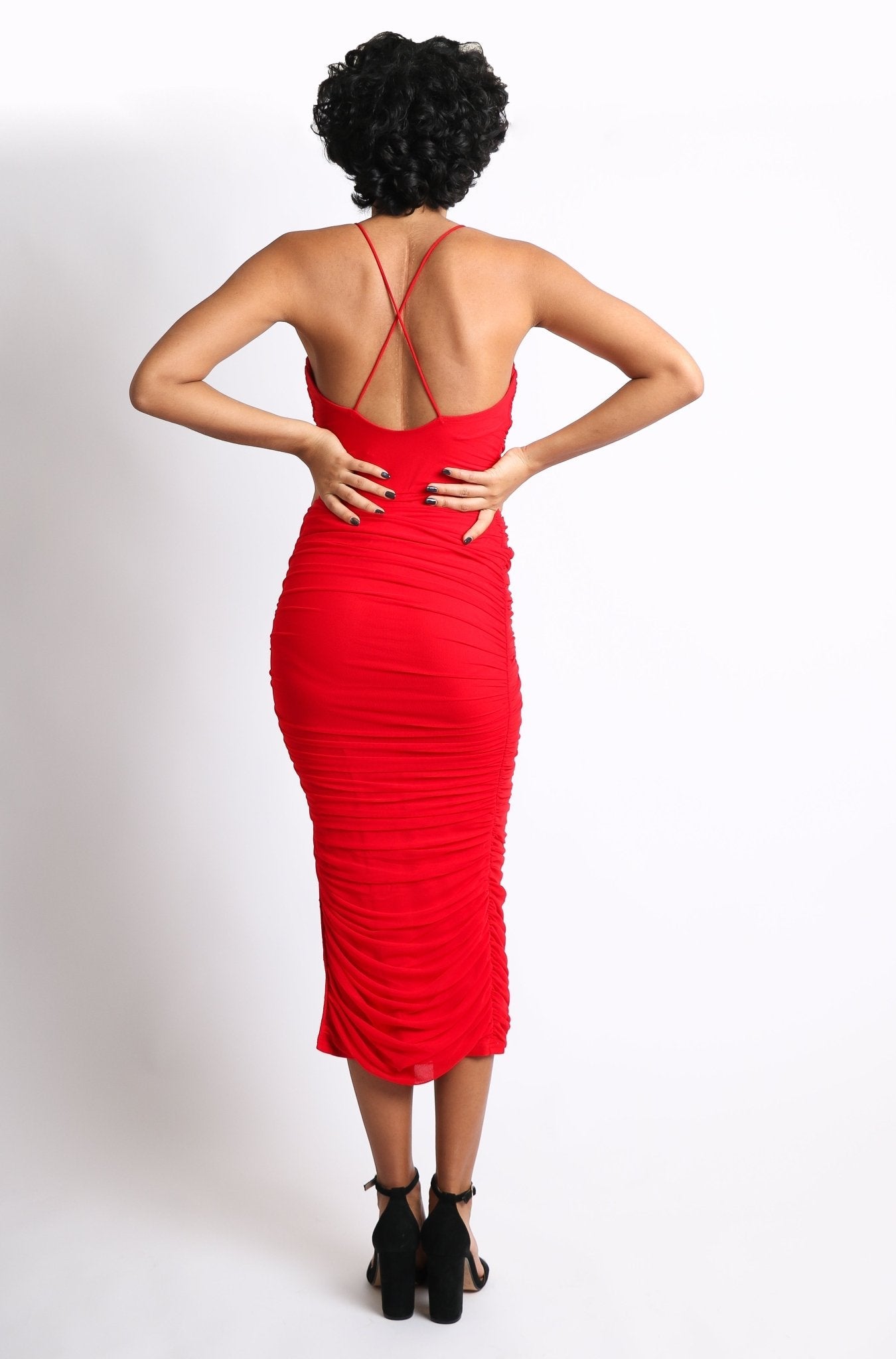 Pamela - rojo vivo venta - Lend the Trend renta de vestidos mexico