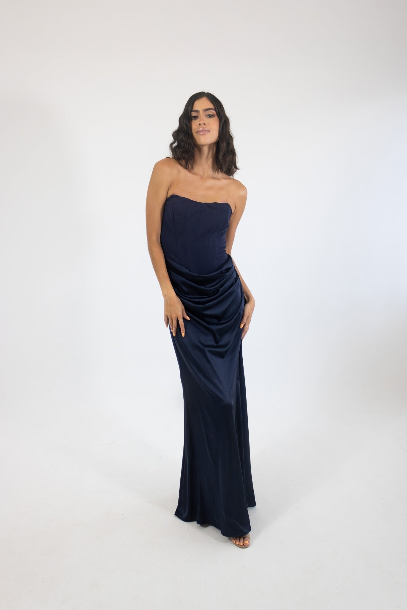 Sisi - azul - Lend the Trend renta de vestidos mexico