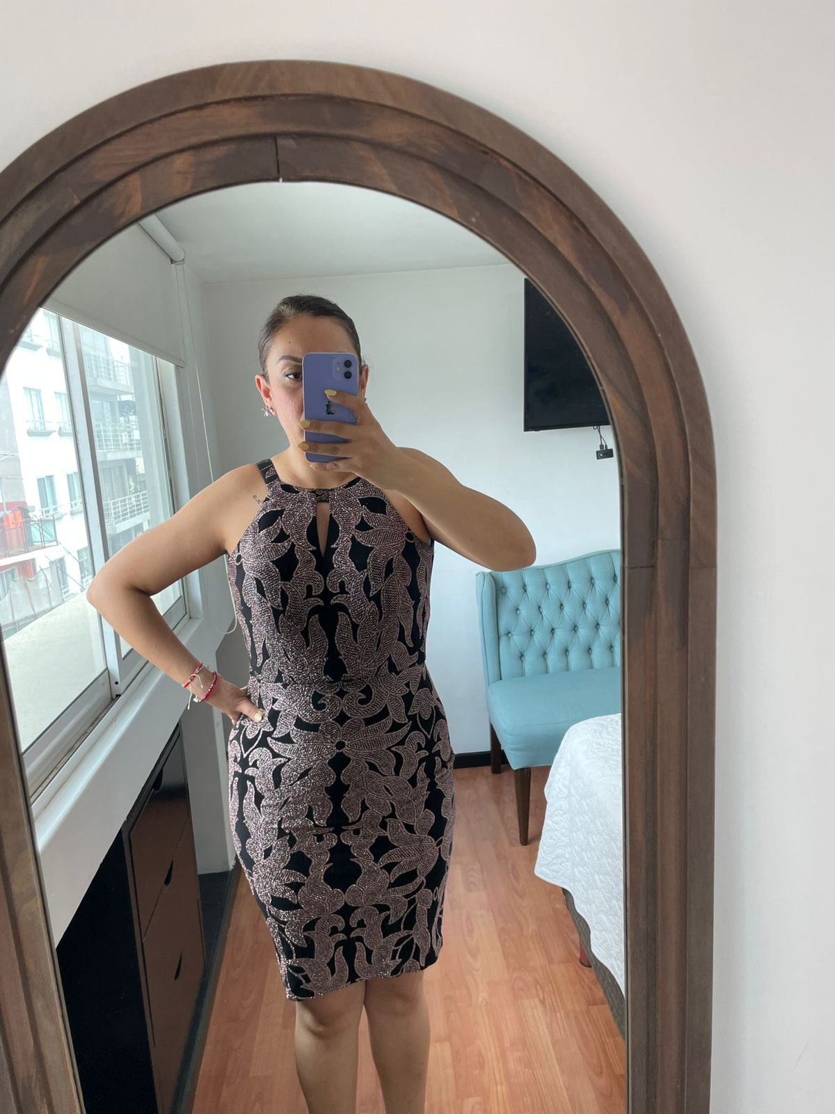 Vestido brillos - Alina Osiris - Lend the Trend renta de vestidos mexico