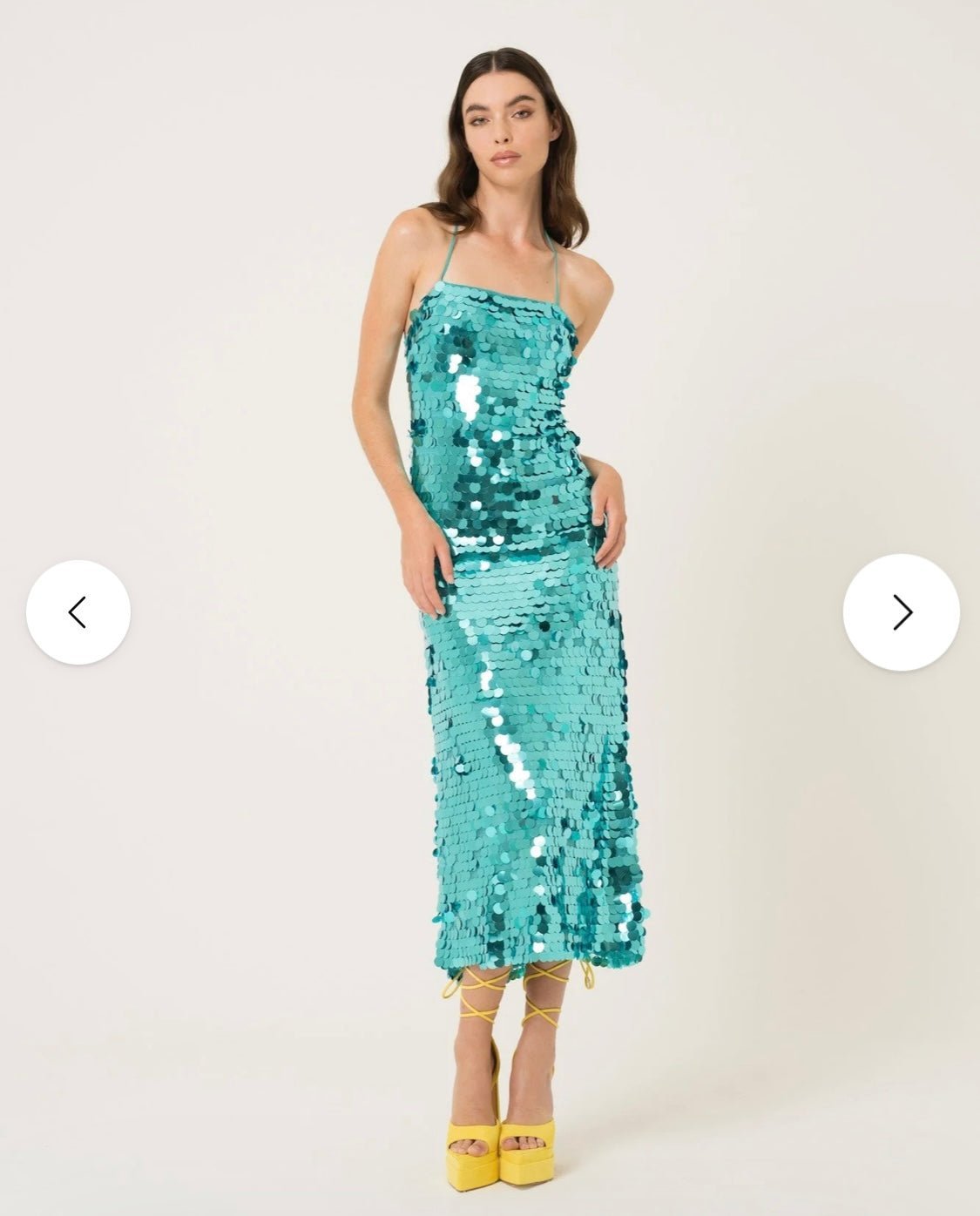 Vestido de lentejuelas - Ana Lucia - Lend the Trend renta de vestidos mexico