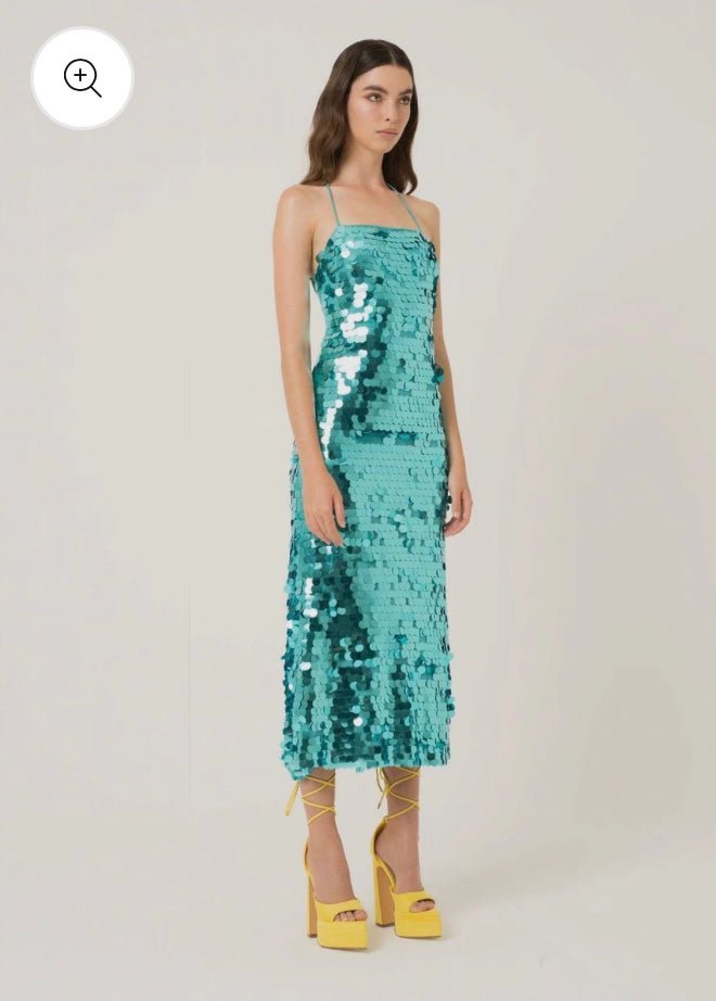 Vestido de lentejuelas - Ana Lucia - Lend the Trend renta de vestidos mexico