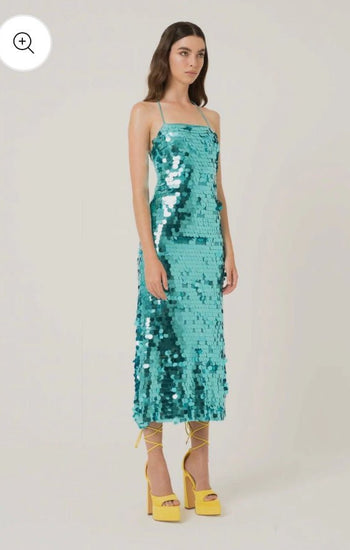 Vestido de lentejuelas - Ana Lucia - Lend the Trend renta de vestidos mexico