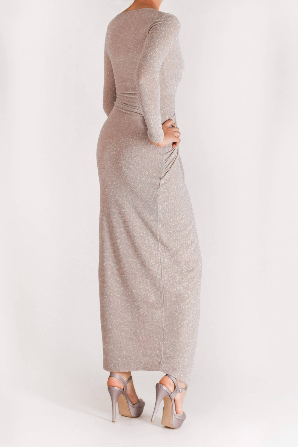 Alyssa - vestido con mangas largas - Lend the Trend renta de vestidos mexico