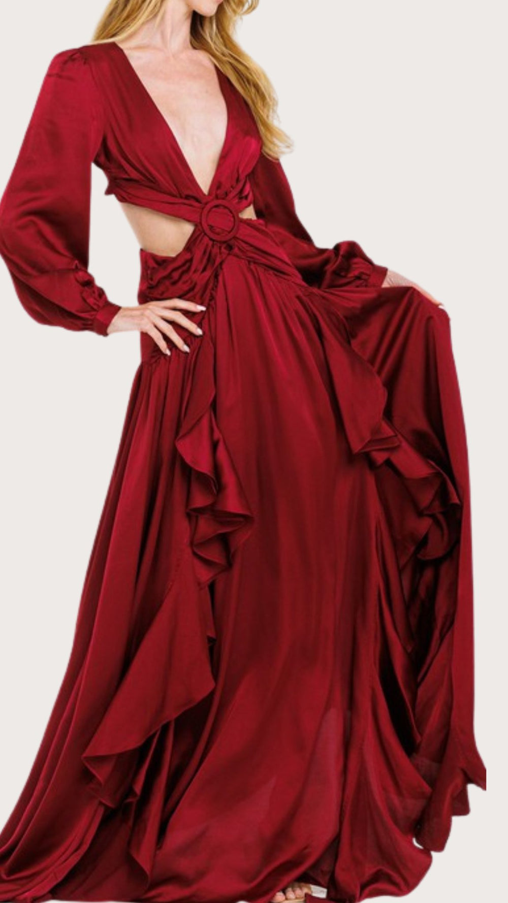 Anais - rojo - Lend the Trend renta de vestidos mexico