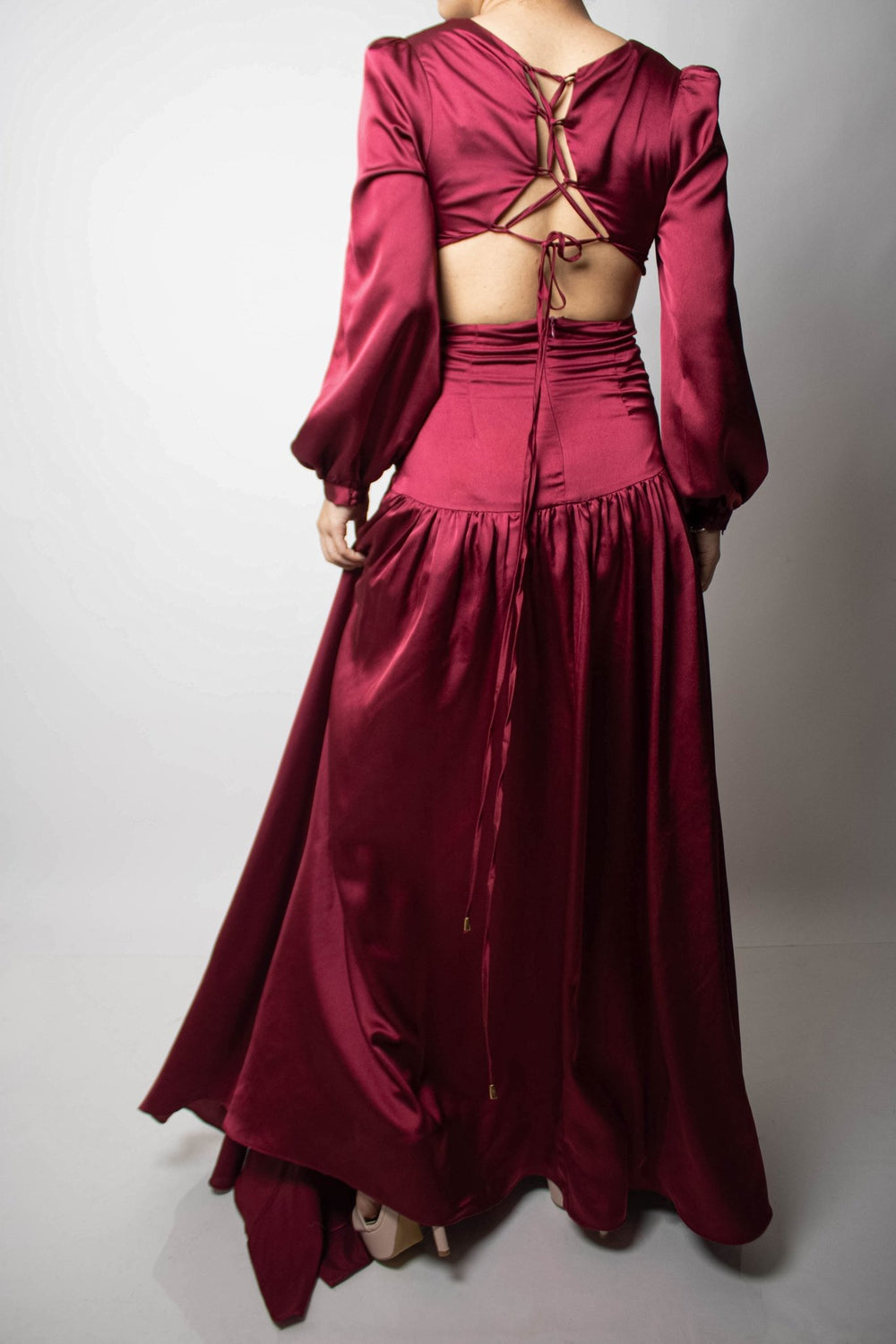 Anais - rojo - Lend the Trend renta de vestidos mexico