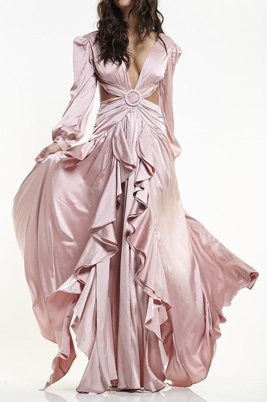 Anais - rosa palo venta - Lend the Trend renta de vestidos mexico