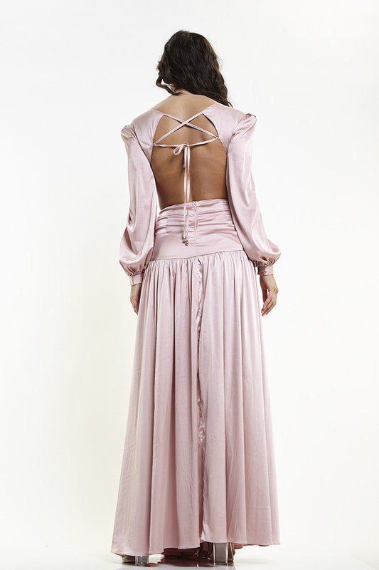 Anais - rosa palo venta - Lend the Trend renta de vestidos mexico