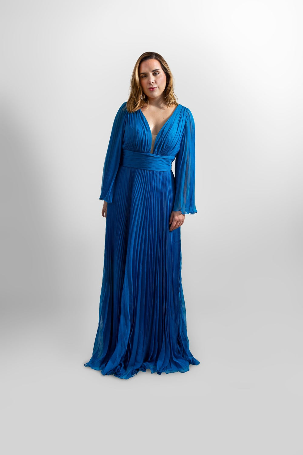 Anika - azul - Lend the Trend renta de vestidos mexico