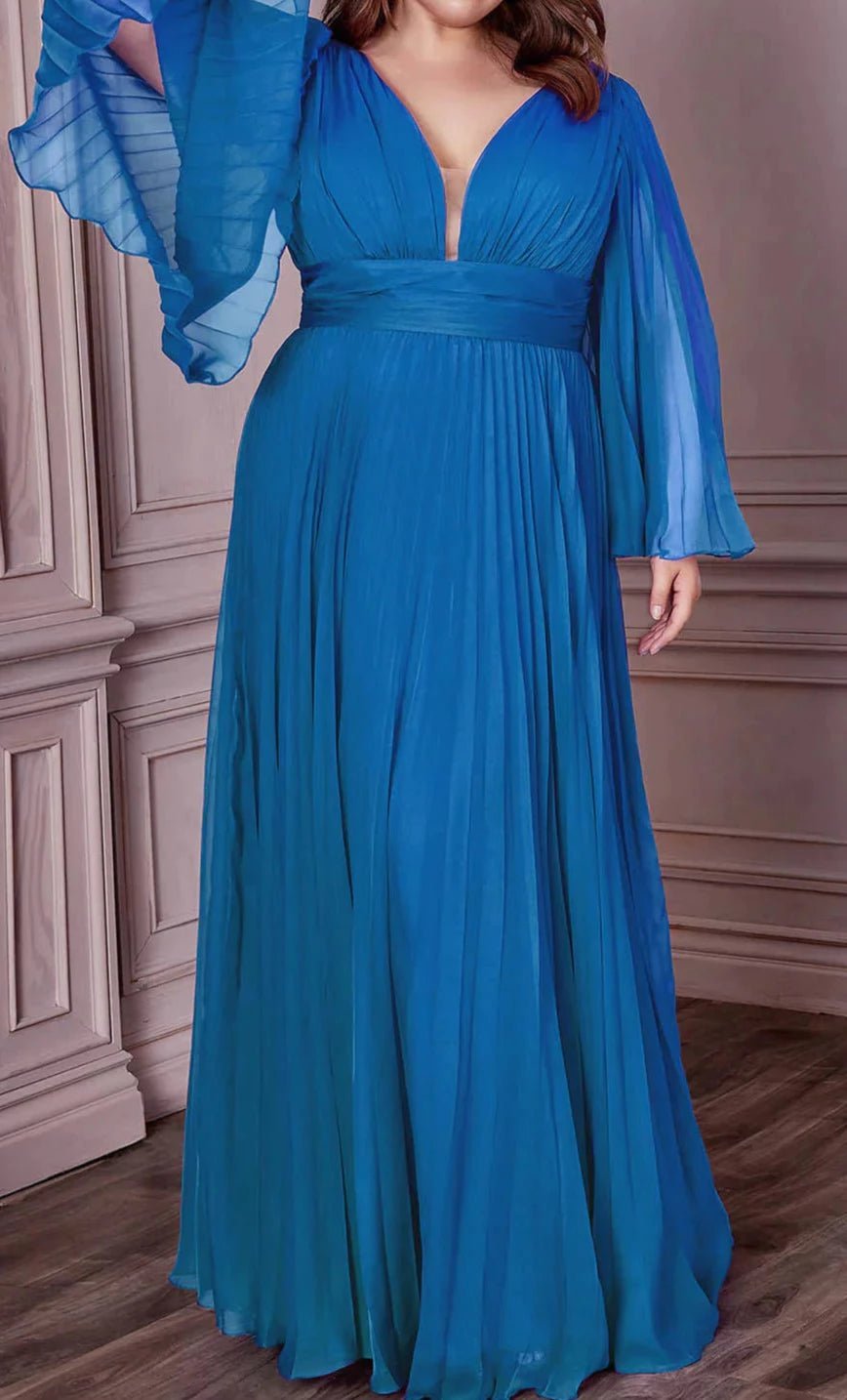 Anika - azul - Lend the Trend renta de vestidos mexico