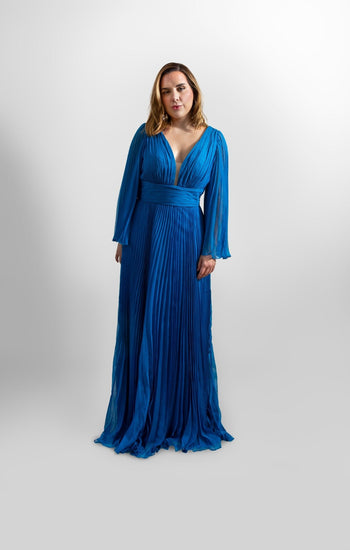 Anika - azul - Lend the Trend renta de vestidos mexico