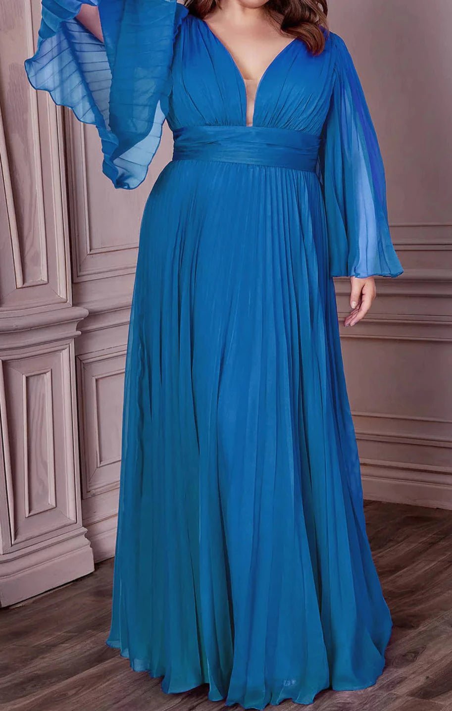 Anika - azul venta - Lend the Trend renta de vestidos mexico