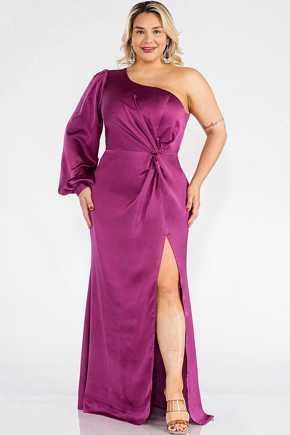 Aurora - morado - Lend the Trend renta de vestidos mexico