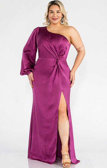 Aurora - morado - Lend the Trend renta de vestidos mexico