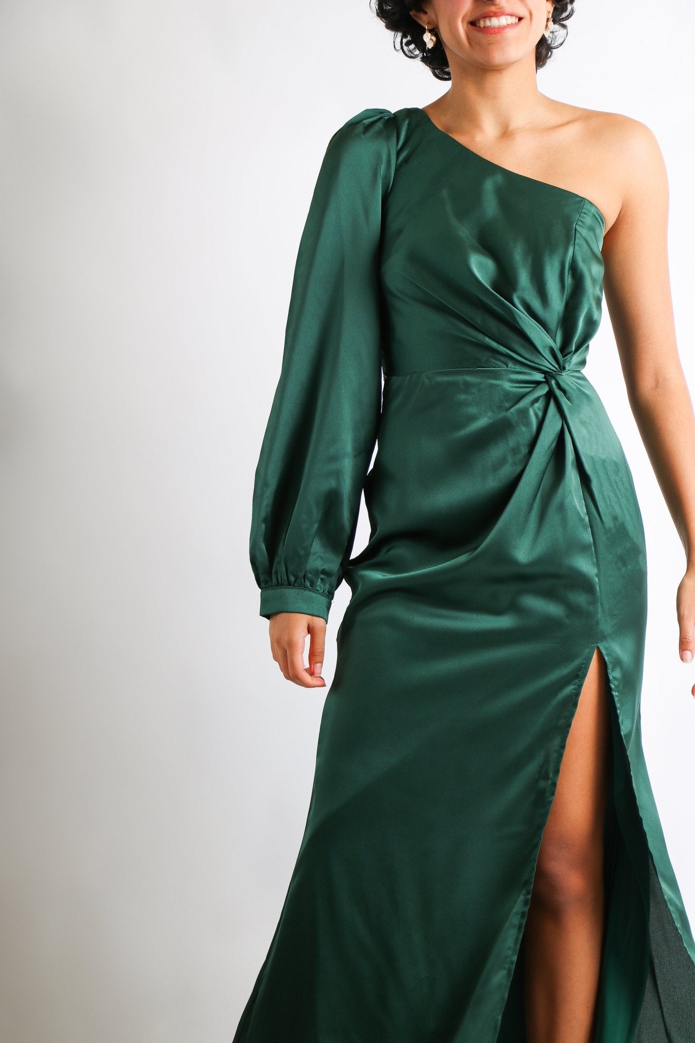 Aurora - verde esmeralda - Lend the Trend renta de vestidos mexico