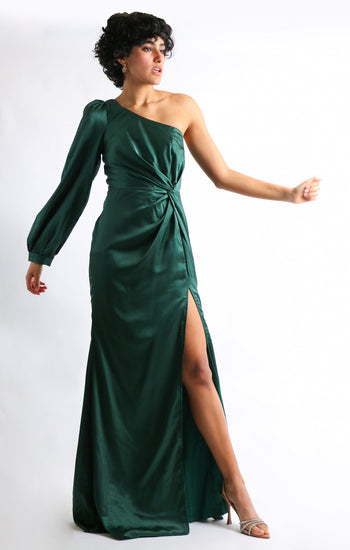 Aurora - verde esmeralda - Lend the Trend renta de vestidos mexico