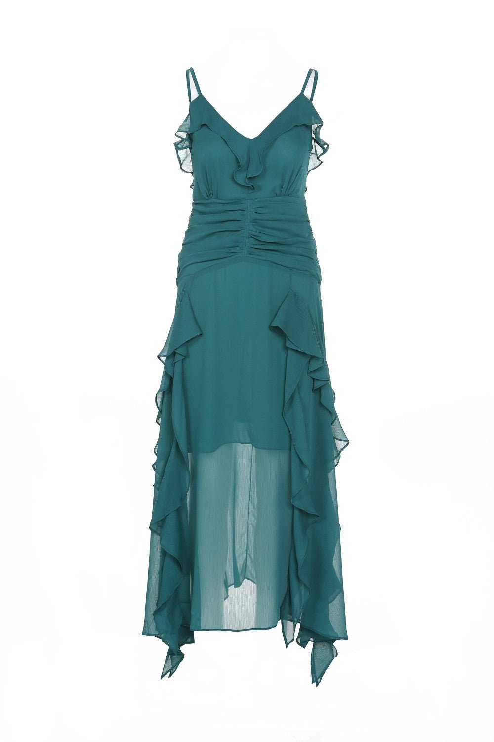 Berenice - verde venta - Lend the Trend renta de vestidos mexico