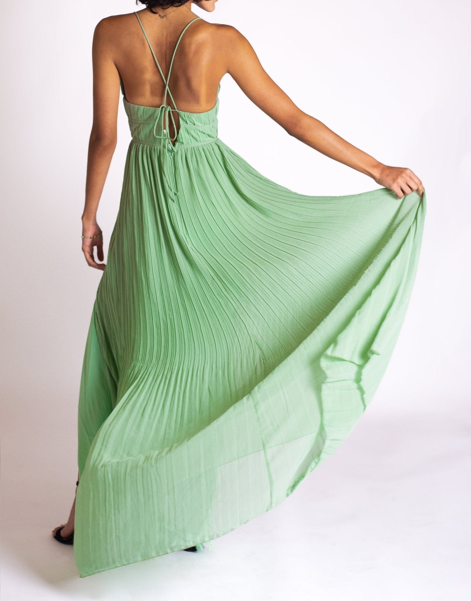 Blair - verde venta - Lend the Trend renta de vestidos mexico