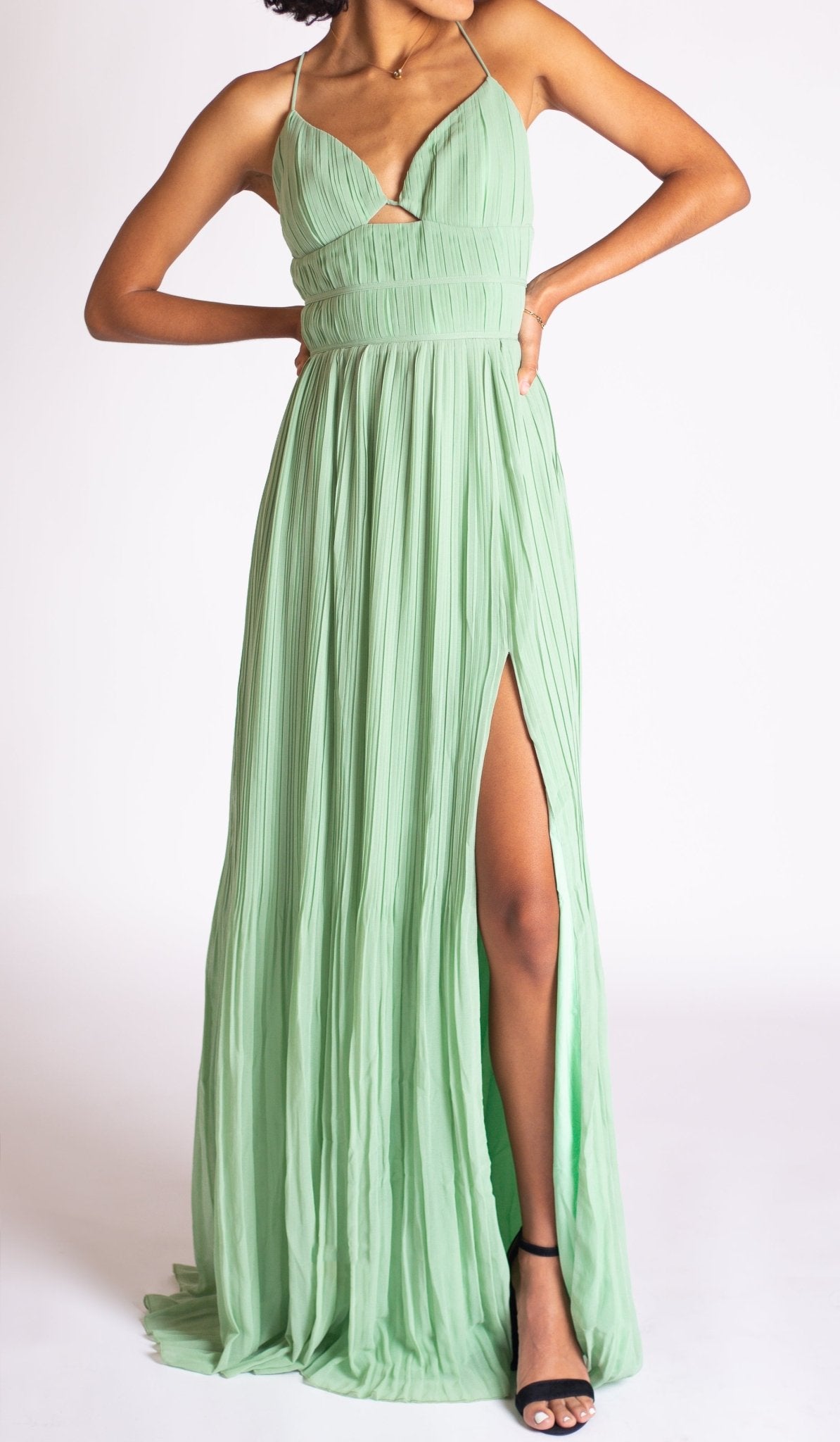 Blair - verde venta - Lend the Trend renta de vestidos mexico