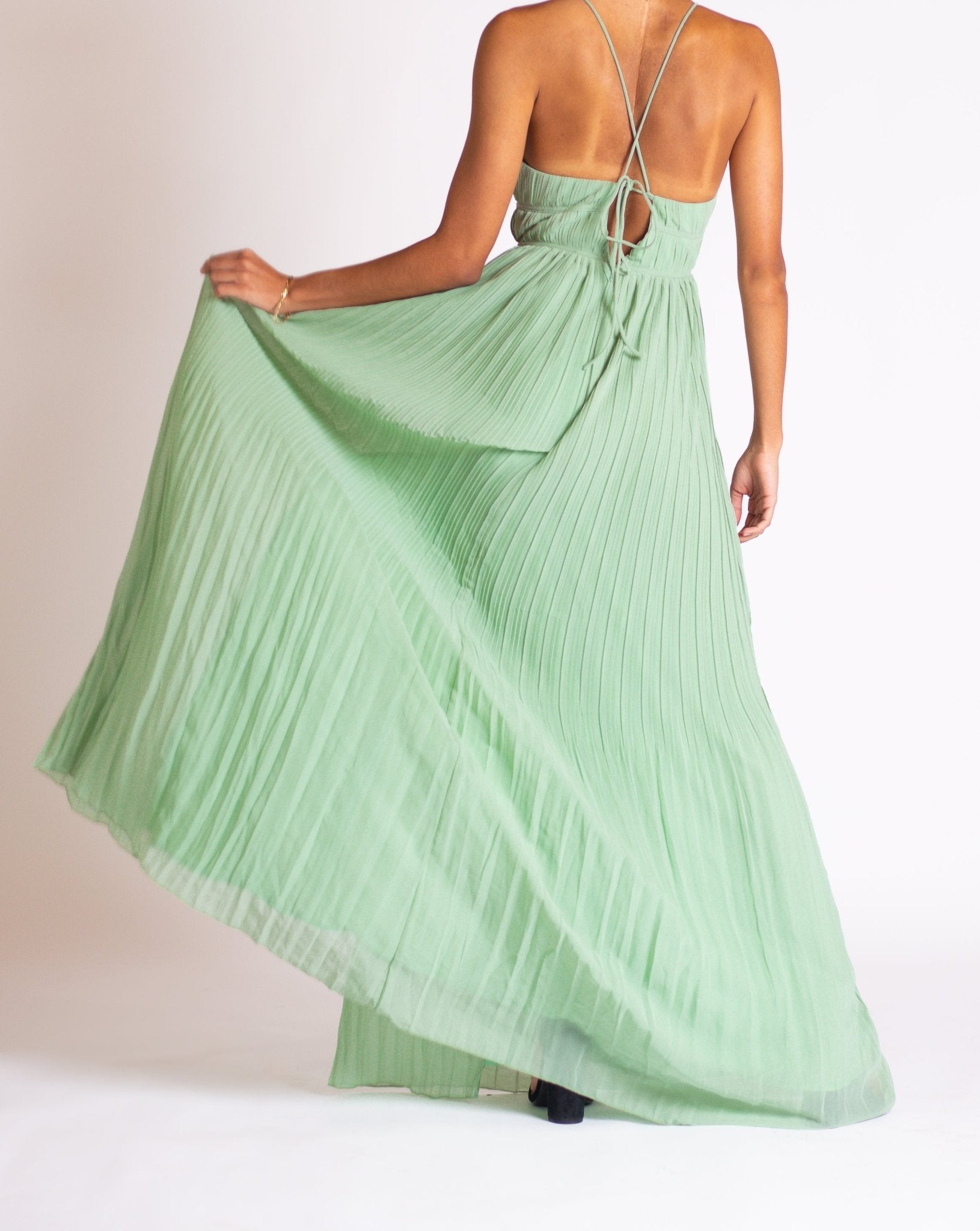 Blair - verde venta - Lend the Trend renta de vestidos mexico