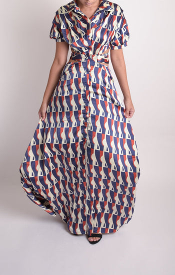 Carola - rojo venta - Lend the Trend renta de vestidos mexico