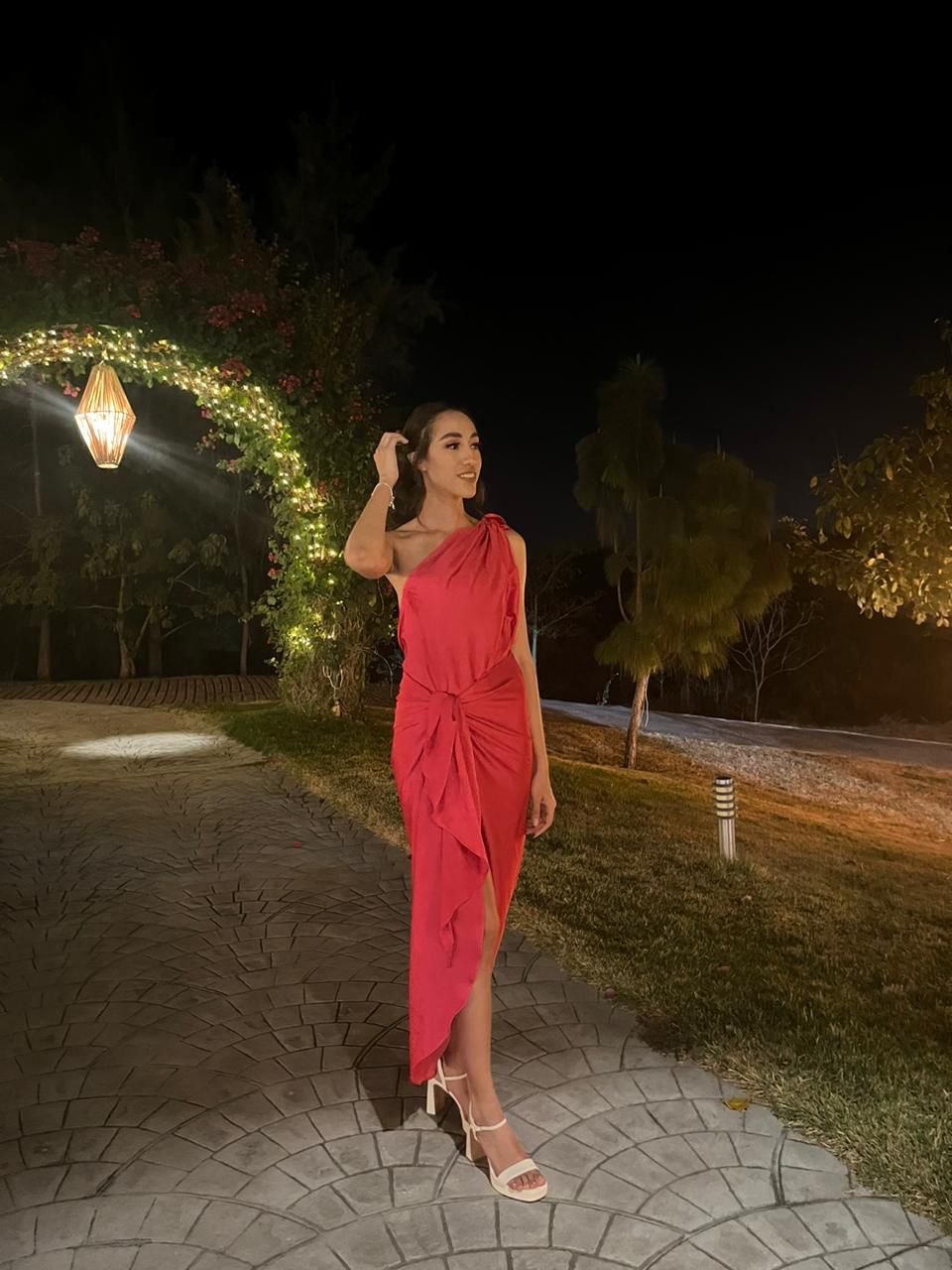 Celine - rosa - Lend the Trend renta de vestidos mexico
