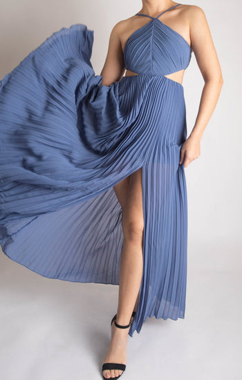 Cressida - azul venta - Lend the Trend renta de vestidos mexico