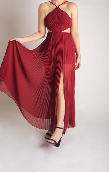 Cressida - rojo - Lend the Trend renta de vestidos mexico