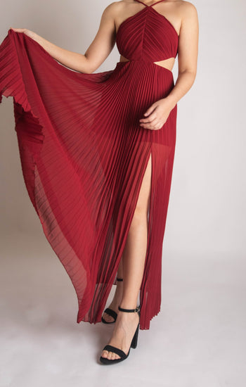 Cressida - rojo - Lend the Trend renta de vestidos mexico