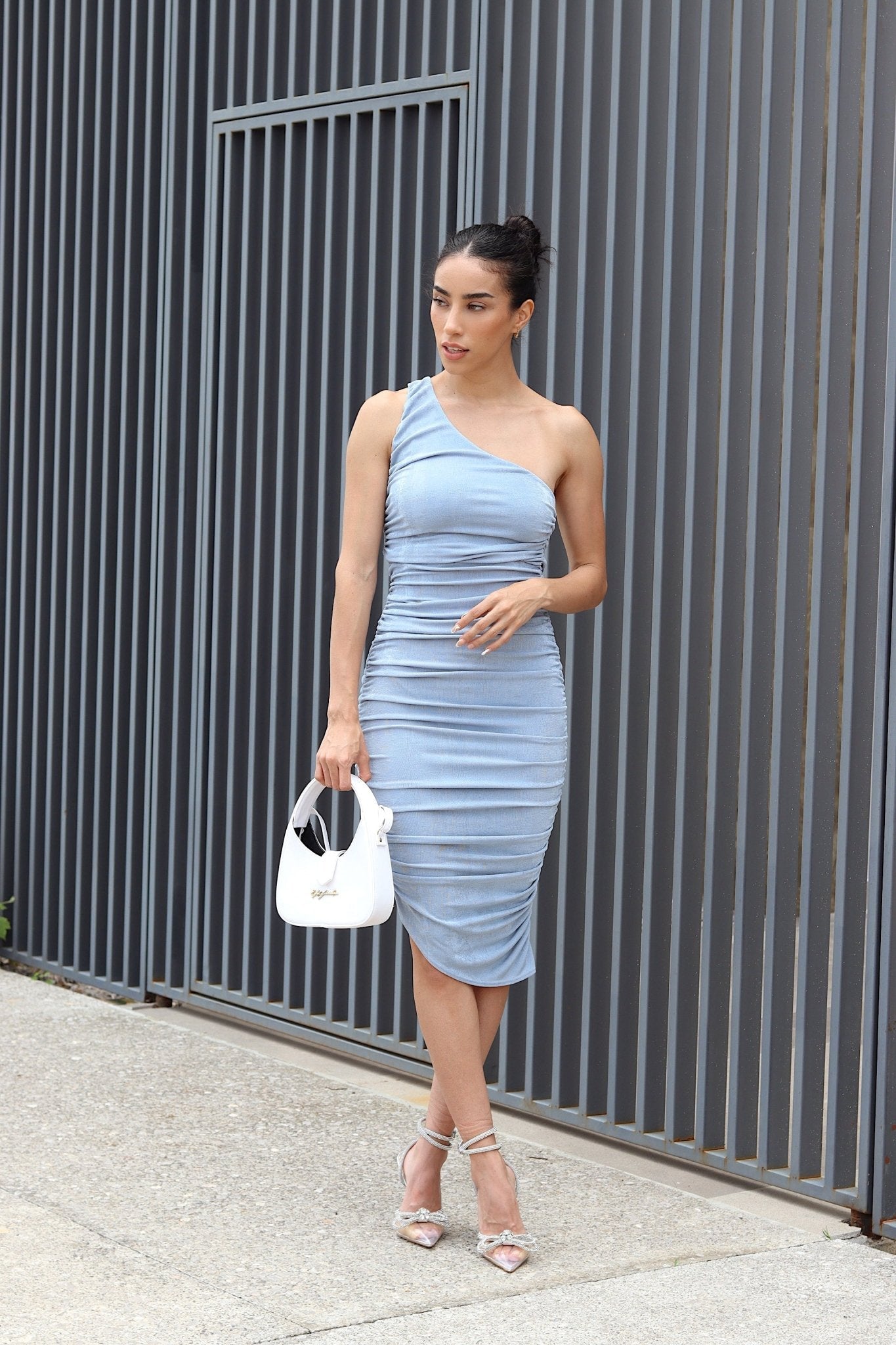 Deana - azul claro venta - Lend the Trend renta de vestidos mexico