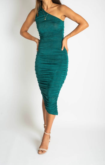 Deana - verde - Lend the Trend renta de vestidos mexico