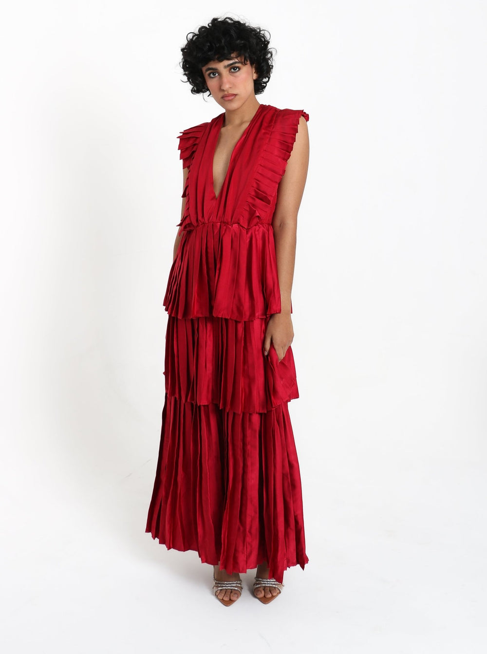 Diora - rojo - Lend the Trend renta de vestidos mexico
