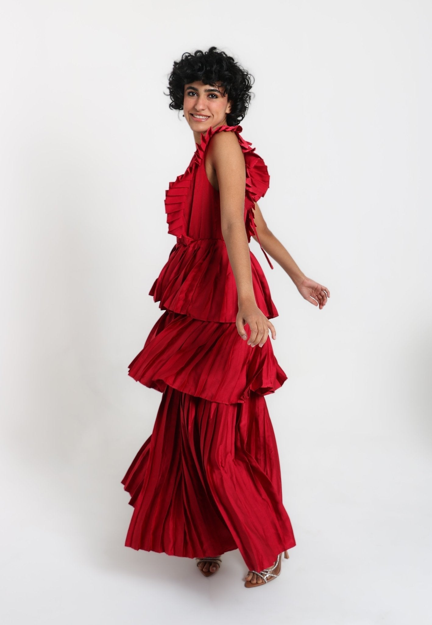 Diora - rojo - Lend the Trend renta de vestidos mexico