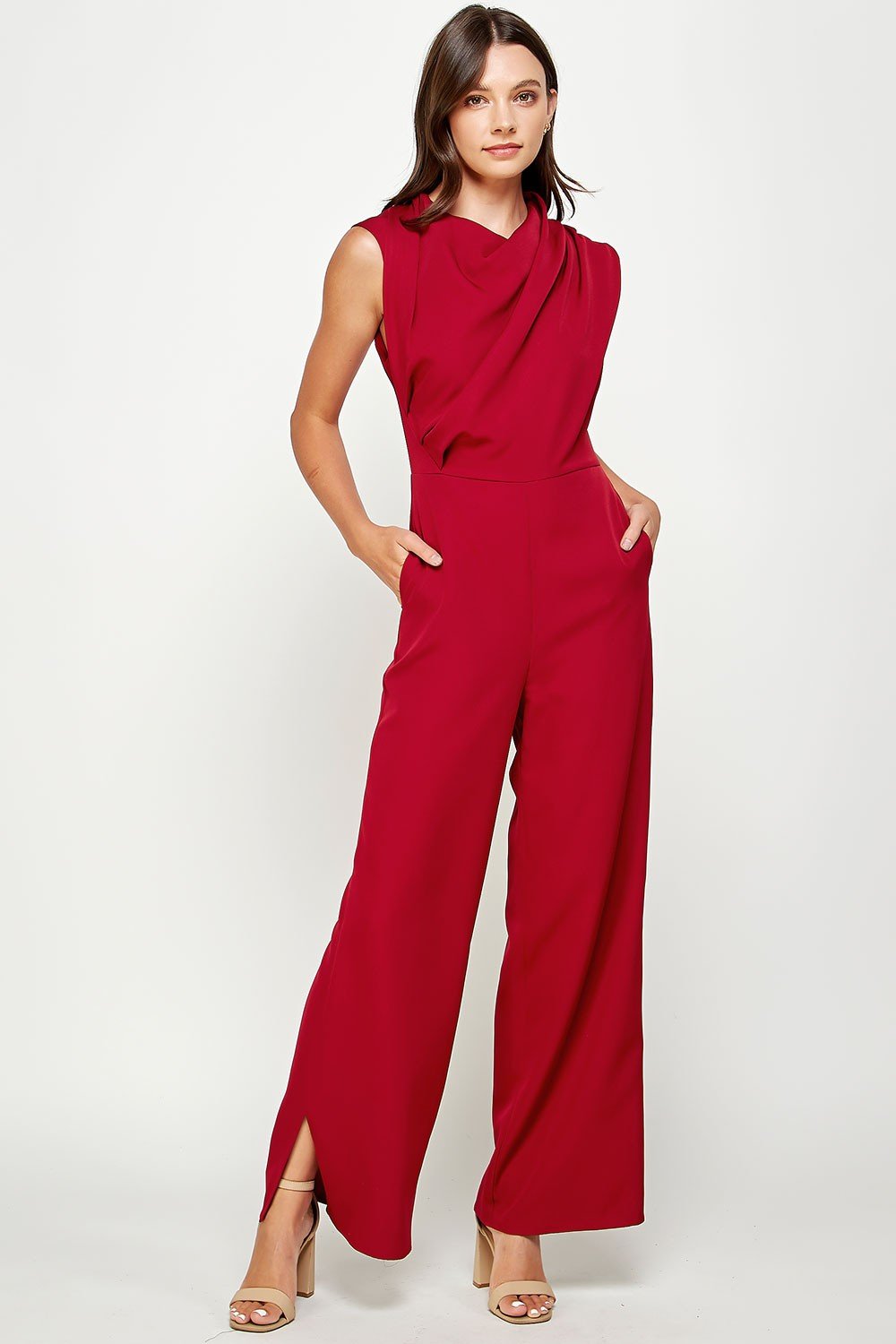 Ela - rojo venta - Lend the Trend renta de vestidos mexico