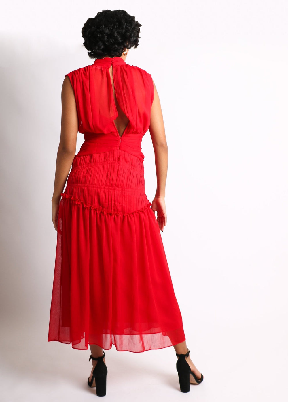 Elvira - rojo - Lend the Trend renta de vestidos mexico