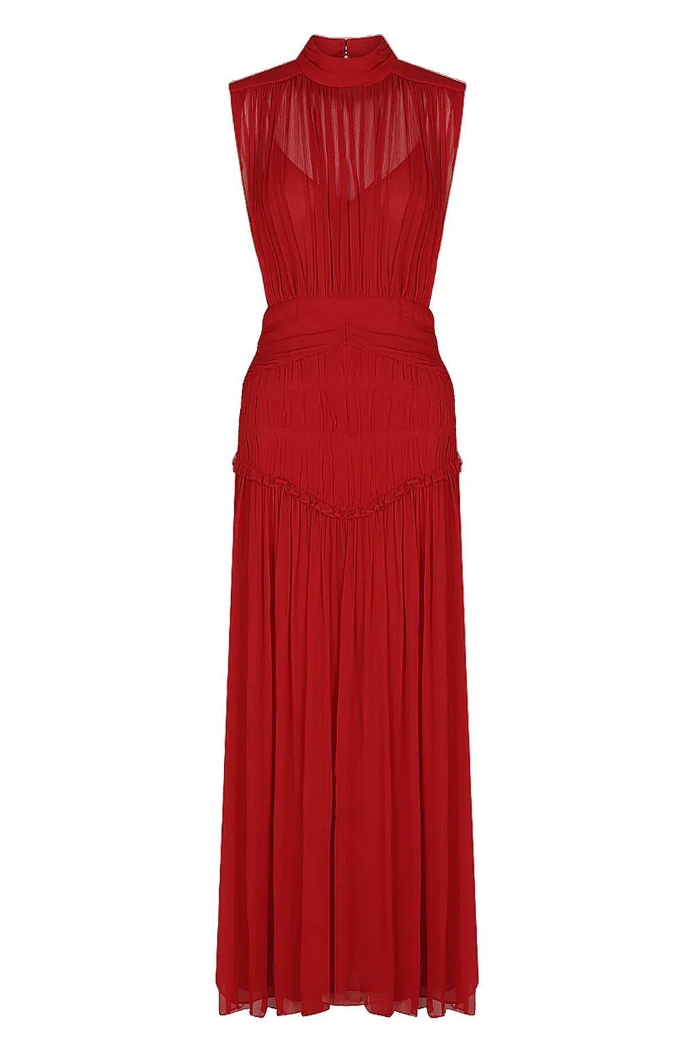 Elvira - rojo venta - Lend the Trend renta de vestidos mexico