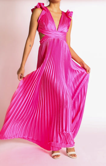 Emilia - rosa - Lend the Trend renta de vestidos mexico