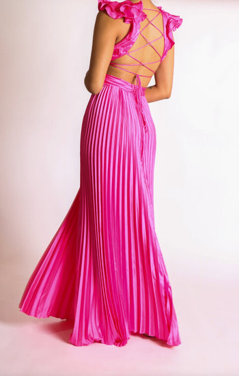 Emilia - rosa - Lend the Trend renta de vestidos mexico