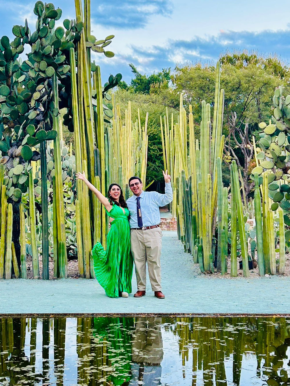 Emilia - verde - Lend the Trend renta de vestidos mexico